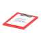 Clipboard (Red - Signature Practice) NH Icon.png