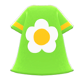 Flower-Print Dress (Green) NH Icon.png