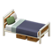 Ironwood Bed (Oak - Navy) NH Icon.png