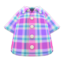 Madras Plaid Shirt (Pink) NH Icon.png