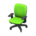 Modern office chair's Green variant