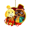 NSO Holiday 2023 Character Isabelle & Tom Nook.png