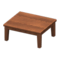 Wooden Table (Dark Wood - None) NH Icon.png