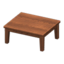 Wooden Table (Dark Wood - None)