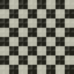 Texture of chessboard rug