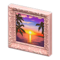 Fancy Frame (Pink - Landscape Acrylic Painting) NH Icon.png