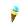 ramune-soda-lemon cone