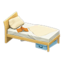 Sloppy Bed (Light Wood - Beige) NH Icon.png