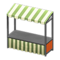 Stall (Orange & Silver - Green Stripes) NH Icon.png