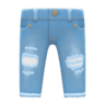 worn-out jeans