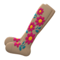 Embroidered-Flower Tights (Beige) NH Icon.png