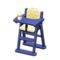 High Chair (Blue - Yellow) NH Icon.png