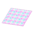 Peach Checked Rug NH Icon.png