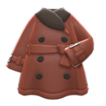 Pleather trench coat (New Horizons) - Animal Crossing Wiki - Nookipedia
