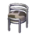 Sleek chair's Holstein variant