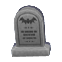 Creepy bat stone