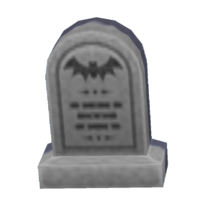 Creepy bat stone