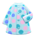 Dotted Raincoat (Light Blue) NH Icon.png