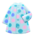 Dotted raincoat's Light blue variant