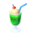 Fruit drink's Green-apple soda variant