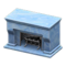 Marble Fireplace (Blue) NH Icon.png