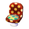 Polka-Dot Chair (Cola Brown - Melon Float) NL Model.png