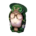 Raccoon figurine's Green variant