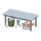 Sloppy Table (Gray - Travel) NH Icon.png