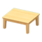 Wooden Table (Light Wood - None) NH Icon.png
