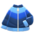 Down ski jacket's Navy & blue variant