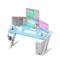 Gaming Desk (Light Blue - First-Person Game) NH Icon.png