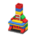 LEGO® fireplace's Colorful variant