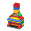 LEGO® fireplace