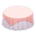 Large Covered Round Table's Pink variant