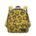 Leopard-print backpack's Yellow variant