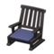Artful Chair (Black - Dark Blue) NH Icon.png