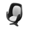 Artsy Chair (Black - White) NH Icon.png