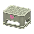 Bottle Crate (Gray - Peach) NH Icon.png