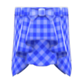 Draped Skirt (Blue) NH Icon.png