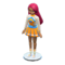 Dress-Up Doll (Long Red - Cheerleader) NH Icon.png