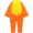 Flashy Animal Costume (Orange) NH Icon.png