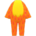 Flashy Animal Costume's Orange variant