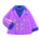 Flashy jacket's Purple variant