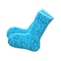 Mixed-Tweed Socks (Light Blue) NH Icon.png