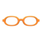 Oval Glasses (Orange) NH Icon.png
