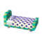 Polka-Dot Bed (Melon Float - Grape Violet) NL Model.png