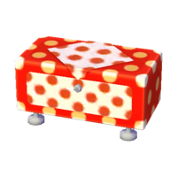 Polka-dot dresser