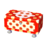 polka-dot dresser