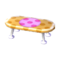 Polka-Dot Low Table (Caramel Beige - Peach Pink) NL Model.png