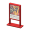 Poster Stand (Red - Jazz Concert) NH Icon.png